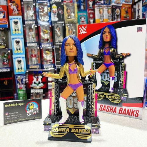 SASHA BANKS WWE "The Legit Boss" WrestleMania Exclusive Wrestling WWF Bobblehead - Bild 2 von 12