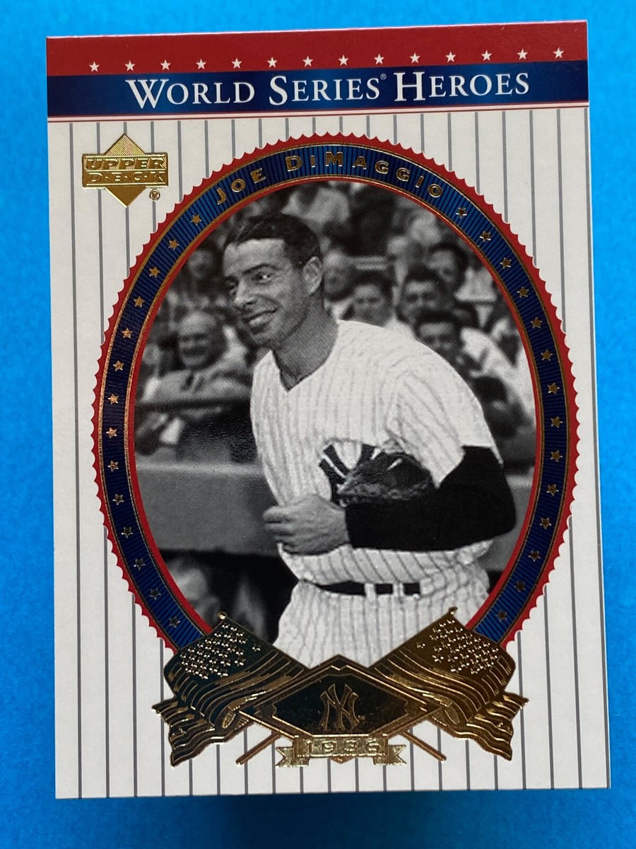 Upper deck 2002 Joe DiMaggio Jersey Card