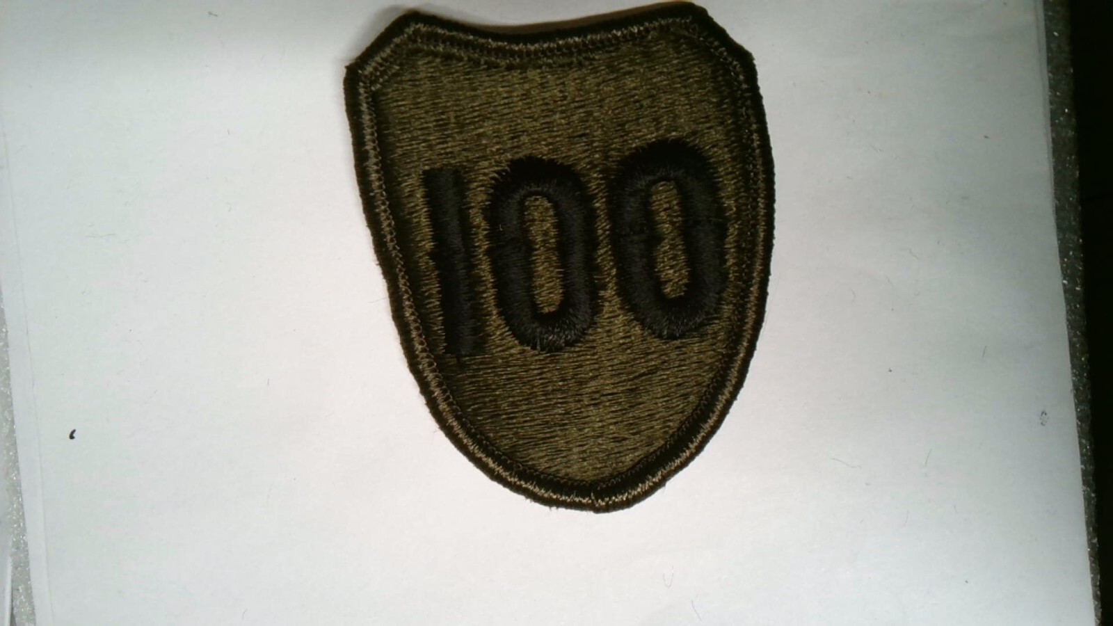 US MILITARY INSIGNIA PATCH SEW ON 100TH DIVISION TRAINING