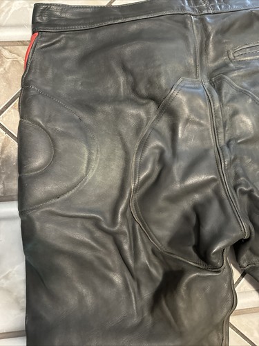 Vintage 60's Rocky Cycle Co Leather Padded Racing Pants MX Flat Track Motorcycle - Picture 14 of 24