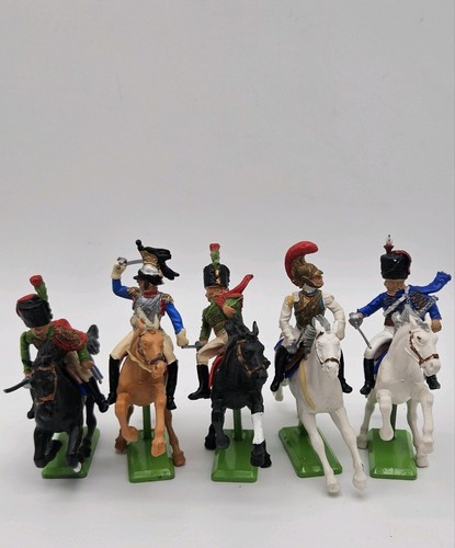 Britain's Ltd Deetail Calvary Mounted Horse Soldiers England Frankreich 1971 33 Teile - Bild 20 von 24
