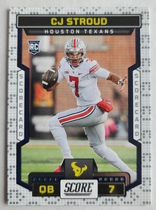 2023 Score Scorecard #302 CJ Stroud RC - Ohio State / Houston Texans 