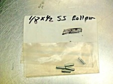 QTY 5 -  Roll Pin 1/8 x 1/2 Stainless Steel, Spring Pin Slotted, Spring Pin