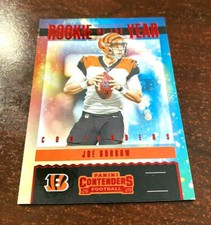 2020 Contenders JOE BURROW Rookie Of The Year SP (RED) CINCINNATI BENGALS "RARE"