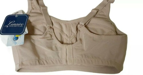 Lunaire Sports Bra 12011 Cool Max High Impact Nude Size 32D a10 - Picture 3 of 7