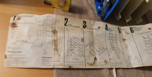 1971 Hot Wheels Hot Birds Control Tower Playset Airplane Toys Mattel PARTS ONLY - Picture 5 of 19