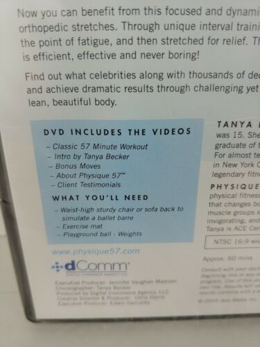 Physique 57 Minute classic Full Body Workout DVD - Picture 3 of 4