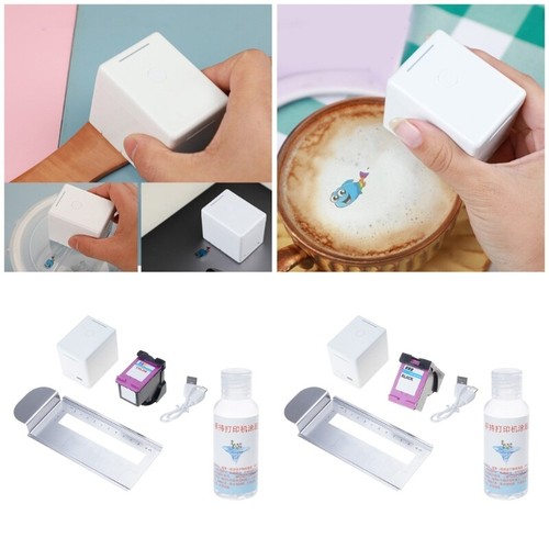 Color Printing Handheld Inkjet Printer for and Coffee Latte Art Printing - Photo 2/17