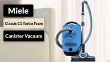 Miele Classic C1 TURBO TEAM Power Line Mystique Blue Vacuum Cleaner SBAN0 NEW