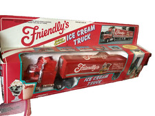 Vintage 1993 Manley Toys Battery Operated Friendly's Ice Cream Truck 