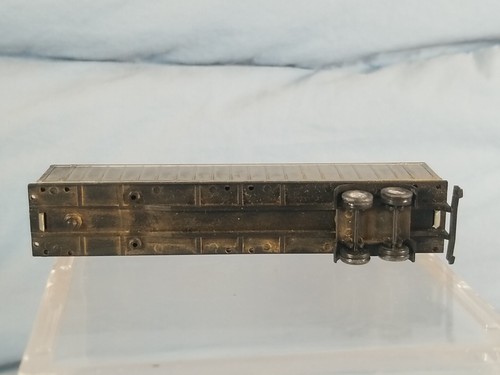 N Scale Con-Cor Semi Truck Box Delivery Semi Truck Trailer Undecorated Silver - Picture 6 of 6