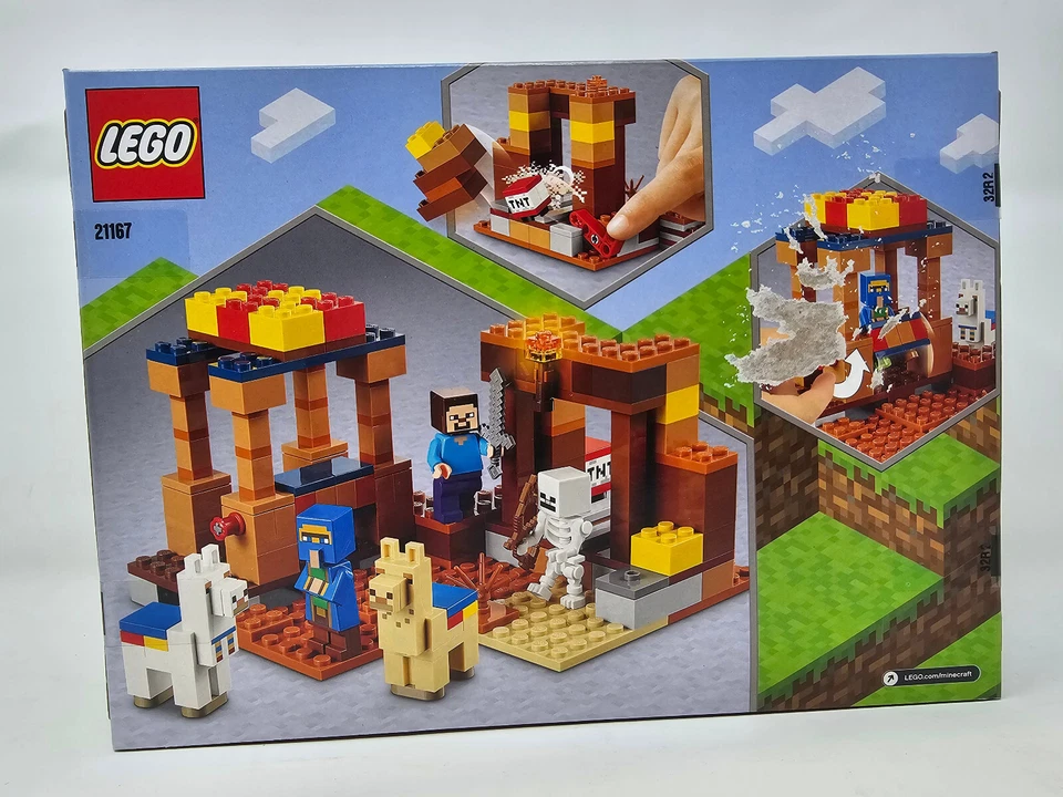 LEGO 21167 Minecraft: The Trading Post -  New & Sealed in Damaged Box - Image 2 of 4