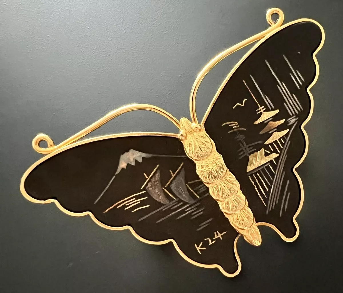 Butterfly Art-Deco Chanel Brooch