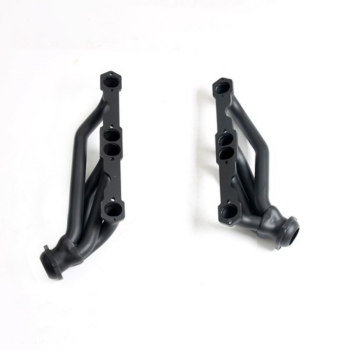 Shorty Headers for Chevy GMC 88-95 C1500 K1500 305 350 5.0L 5.7L V8 Black Paint - Picture 4 of 8