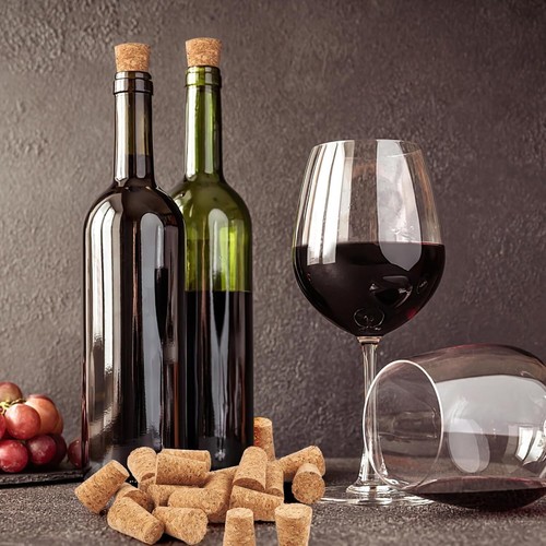 40 Stück weiche Naturkorken für Wein Bier Schnaps Flaschen konische Dichtung - Bild 8 von 9