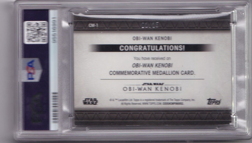 2023 Star Wars Obi-wan Kenobi Commémorative Medallion Obi Wan 02/25 PSA 6 Card - Picture 2 of 2
