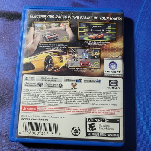 ASPHALT INJECTION - Boxed - Good - Playstation Vita - Picture 2 of 3