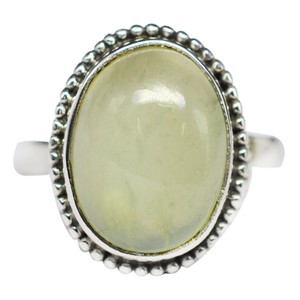 925-Sterling-Silver-Prehnite-handmade-ring-size-7-US-6-06-gms