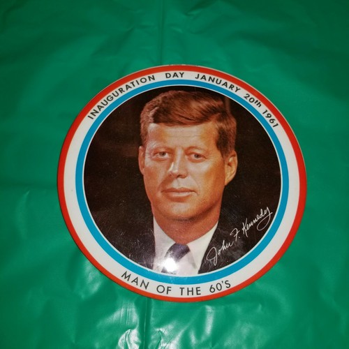 Pin de inauguración JFK 1961 John F Kennedy presidente democrático  - Imagen 2 de 5