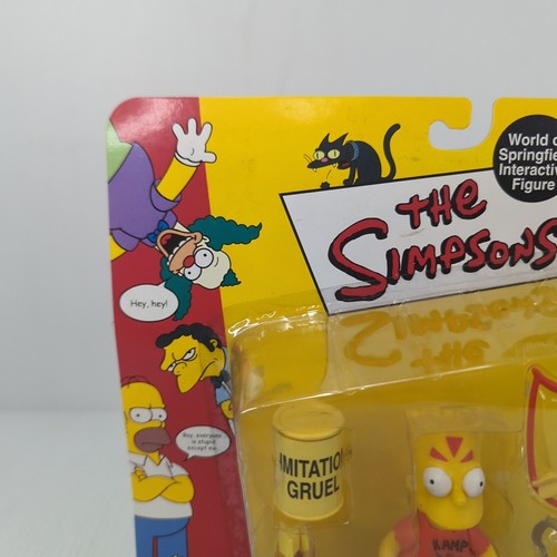 Playmates The Simpsons KAMP KRUSTY BART Figure World of Springfield 2000 - Picture 3 of 11