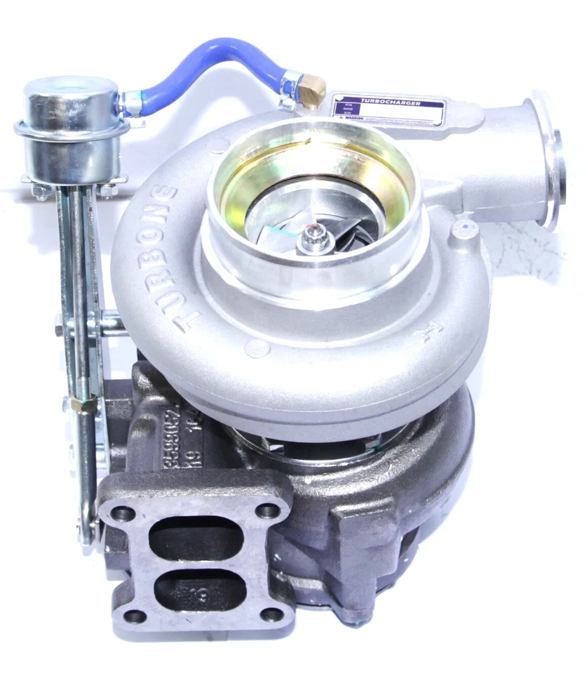 BILLET WHEEL HX40W 3538215 Turbo fits Dodge RAM T4 Twinscroll Flange 4" VBAND - Image 4 of 4