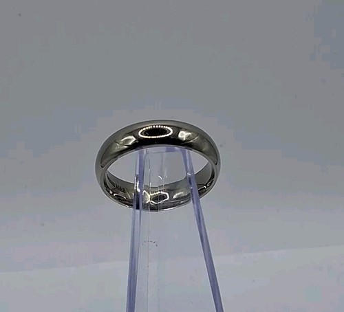 M&B TITANIUM 6MM DOMED POLISHED WEDDING BAND RING  - Picture 1 of 5
