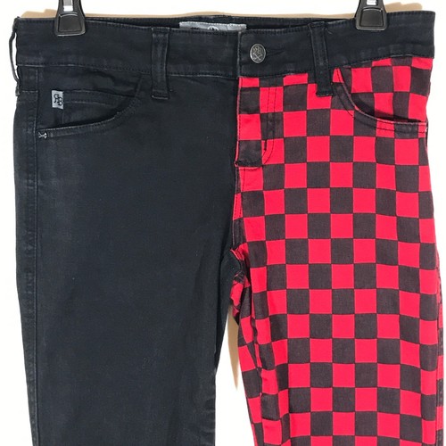 Royal Bones Daang Goodman Women's Junior 7 Skinny Tripp Split Pants - Picture 2 of 13