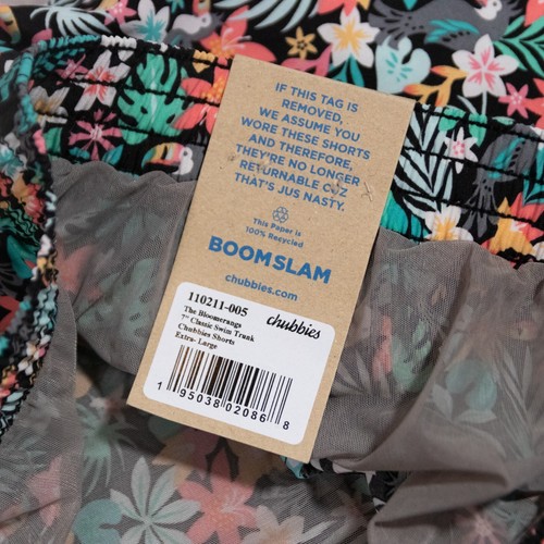 NWT Chubbies Bloomerangs Floral Stretch Swim Trunks Shorts Men's XL 7" Inseam - Picture 5 of 7