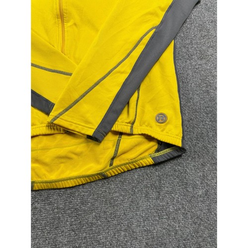 Novara Men's Yellow Cycling Jacket Long Sleeve Full Zip Size Large - Bild 7 von 16