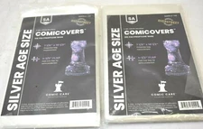 200 - ComiCare SILVER 2-Mil Polypropylene Comic Bags - 7-1/8" x 10-1/2"