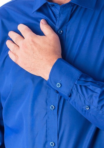 1stAmerican Elegante Camicia Classica Manica Lunga da Uomo 100% Cotone Regular - Imagen 30 de 59