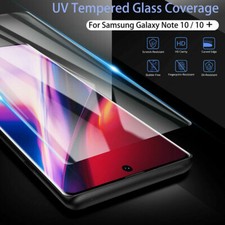 For Samsung S22 Ultra S20 S21 Note 6D UV Liquid Tempered Glass Screen Protector