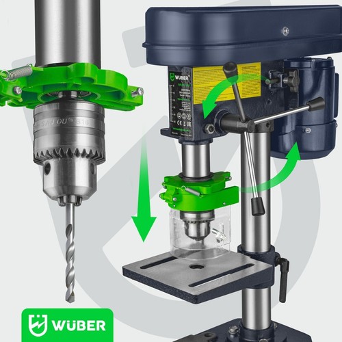 WUBER Bench Pillar Drill Press 16mm 5-Speed Metal Table Vise 1600W Included - Picture 3 of 14