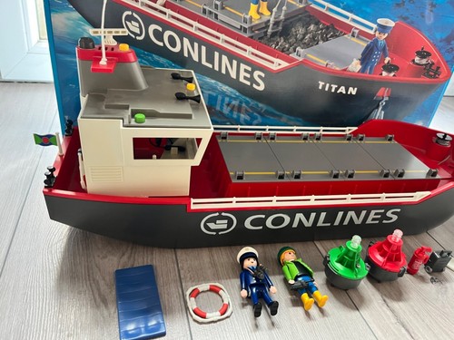 Playmobil 4472 Frachtschiff / Containerschiff "Conlines" in OVP - Bild 2 von 9
