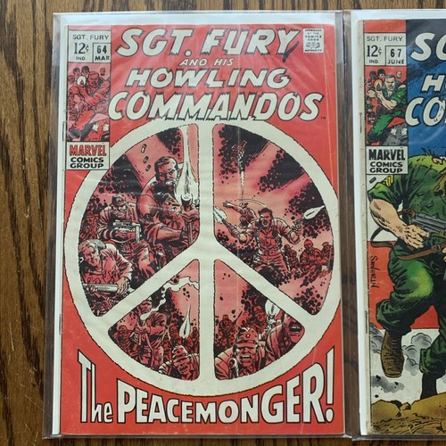 Sgt Fury and His Howling Commandos #64 & #67 Marvel Comics 1969 - Bild 2 von 11