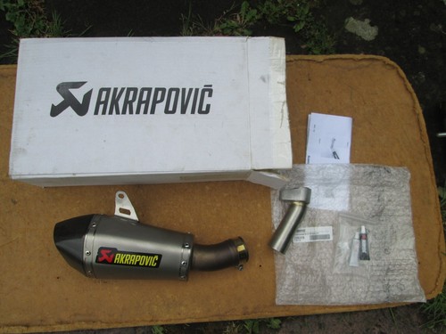 KAWASAKI ZX10R 11-15 AKRAPOVIC TITANIUM SLIP-ON EXHAUST!!