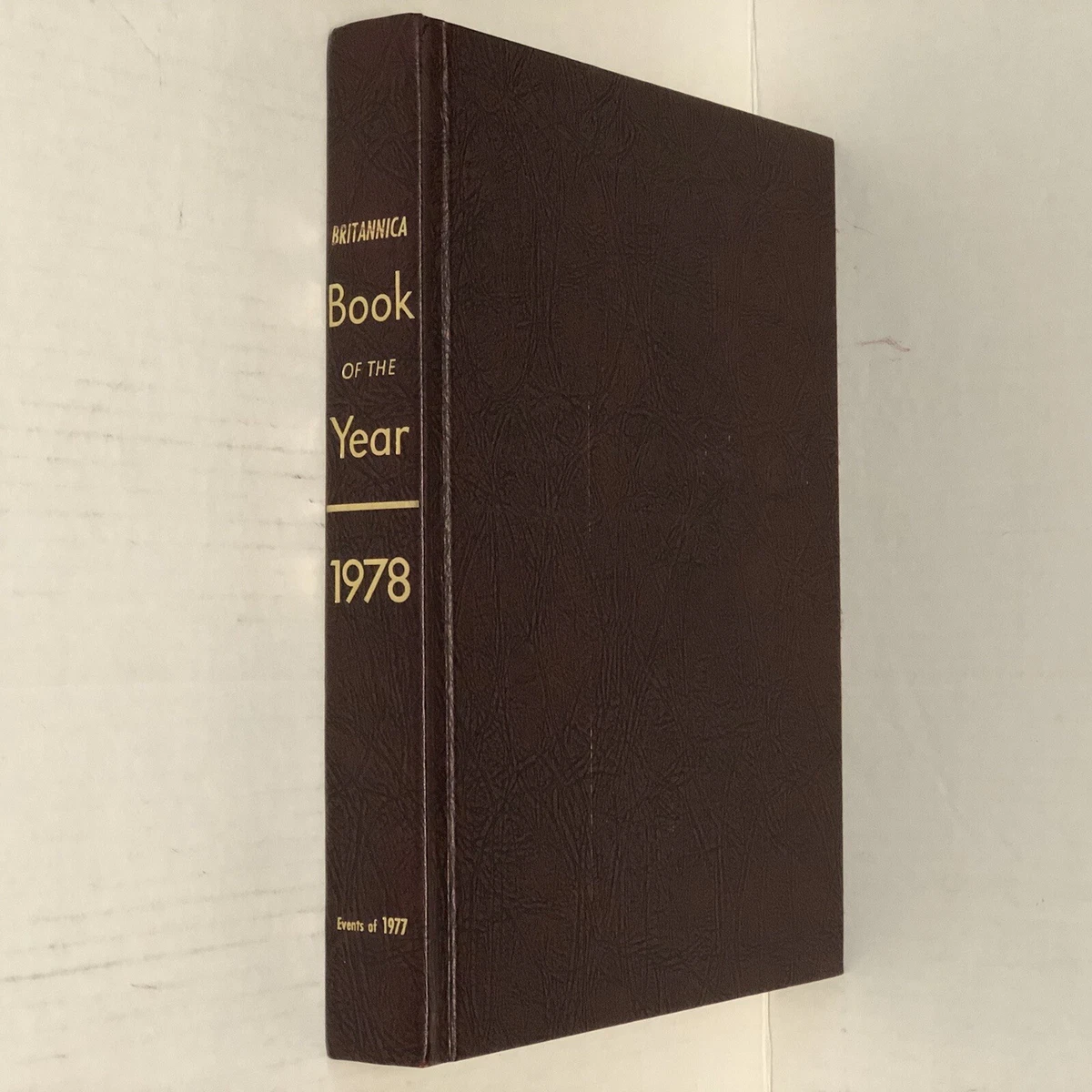 Britannica Book Of The Year In Antiquarian & Collectible Books for