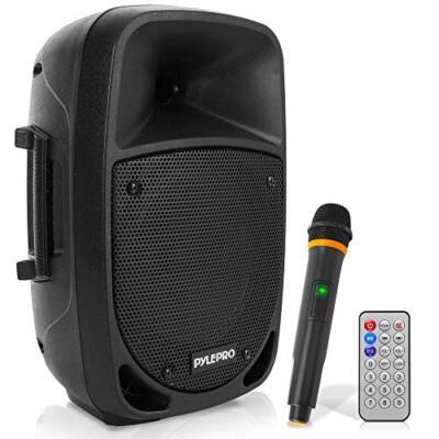Pyle 8  800W Portable Bluetooth PA Speaker - Subwoofer, LED Battery Indicator