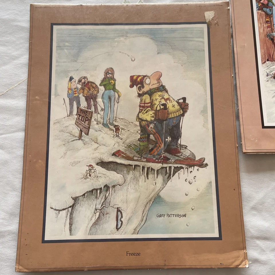 BUNDLE Vintage Gary Patterson Prints: “The Lift” And “Freeze” - Imagem 2 de 4