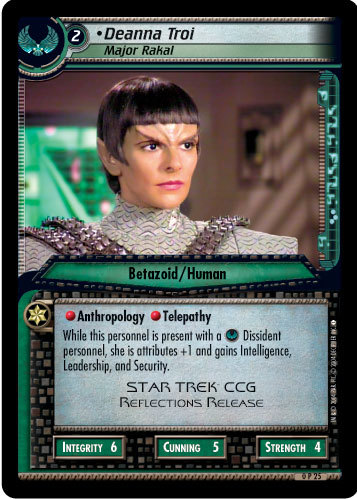 Star Trek 2E: Deanna Troi, Major Rakal [Promo] [Moderately Played] Promo Cards 2 - Bild 1 von 1