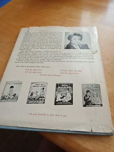 1961 Children's Hardcover Book "Tell Me About Heaven" By Mary Alice Jones - Picture 2 of 10