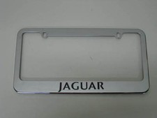 - Jaguarstyle -stainless Steel License Plate Frame Free2 Caps