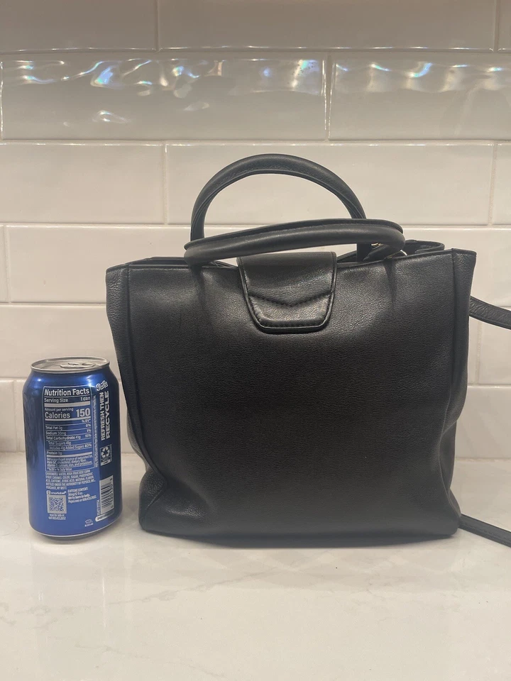 Gianni VERSACE square vintage black handbag crossbody - Image 4 of 4