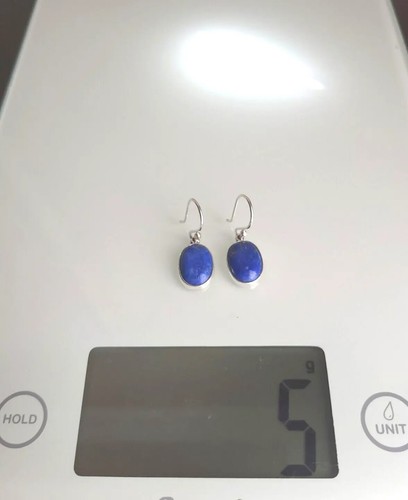 Pendientes Erick's de plata de ley lapislázuli Taxco.925 - Imagen 6 de 9