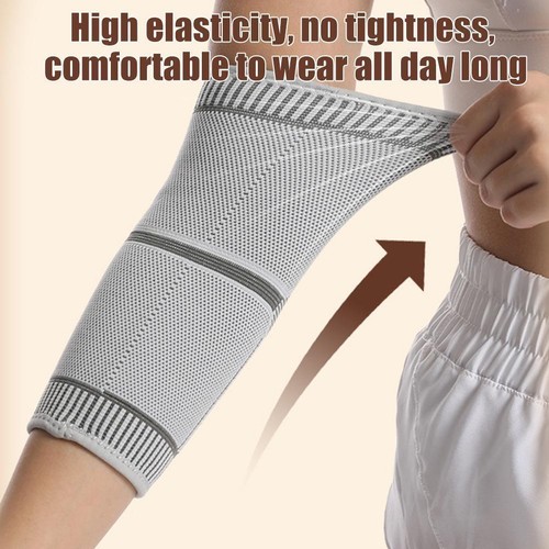 1Pair Elbow Brace Compression Support Sleeve For Tendonitis,Tennis,Golf Spo Y9P7 - Picture 7 of 30