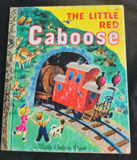 1953 The Little Red Caboose A Little Golden Book Marian Potter Tiboe Gergely