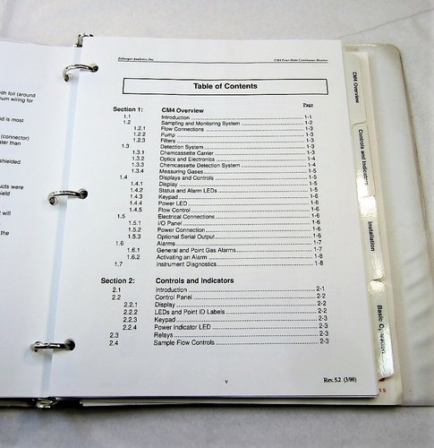 Zellweger MDA Scientific CM4 Four-Point Continuous Monitor Technical Handbook - Picture 4 of 9