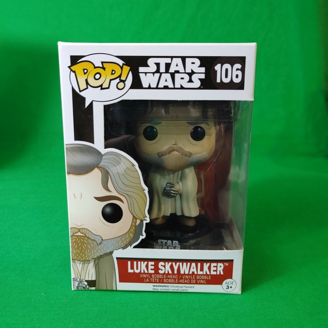 Star Wars The Force Awakens Bearded Luke Skywalker FUNKO Pop! FREE SHIPPING #106 | eBay
