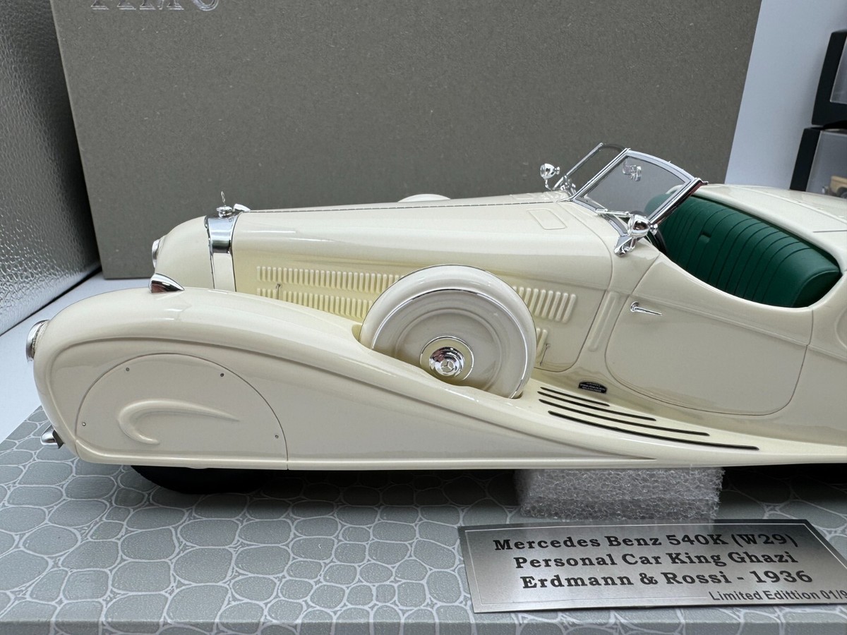 AMC 1/18 Mercedes Benz Convertible Model 540K W29 Roadster