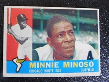 MINNIE MINOSO CHCAGO WHITE SOX 1960 TOPPS CARD#365